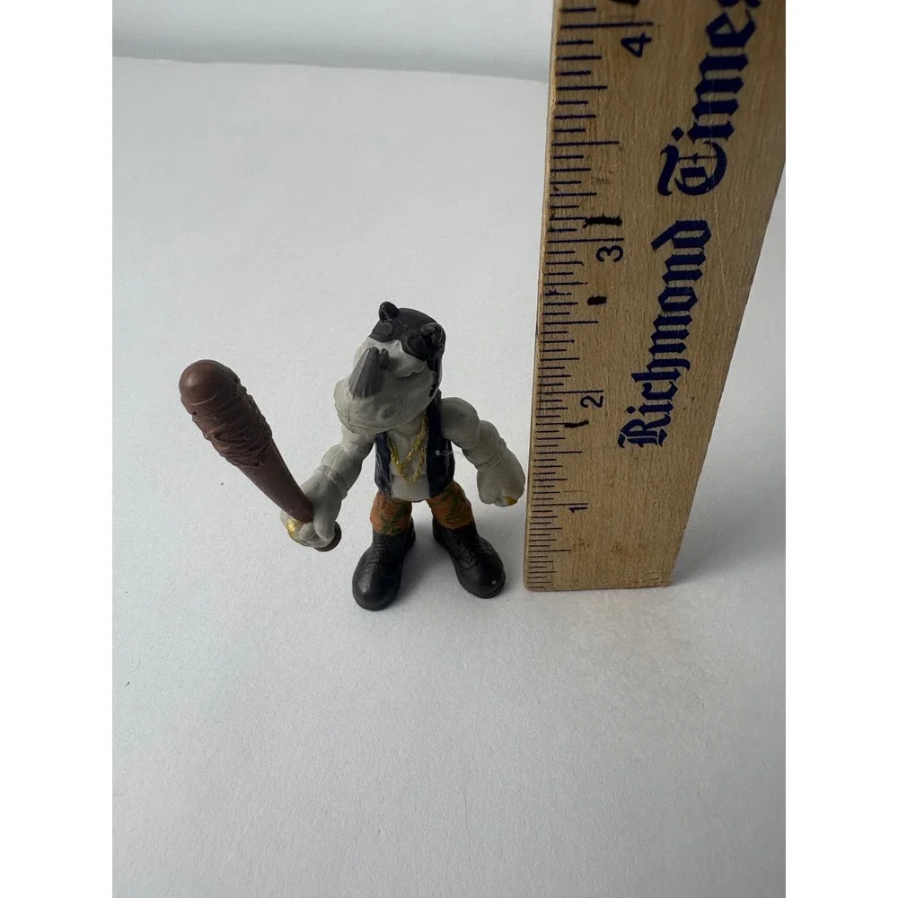 2016‎ Playmates Teenage Mutant Ninja Turtles Rocksteady Figure Cake Topper 2.5